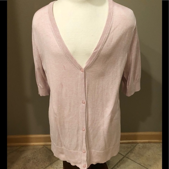 Eddie Bauer Sweaters - Eddie Bauer Short Sleeved Tunic Cardigan